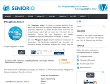 Tablet Screenshot of pflegeheim-finden.seniorio.de